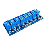 Rele 8 Canales Modulo 5v Tarjeta Relays Arduino Raspberry