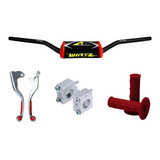 Kit Manubrio Wr5 + Manijas + Puños + Clamp Xr 125 Wirtz