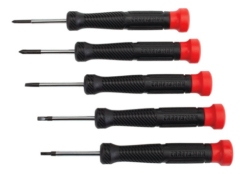 Set De 5 Destornilladores De Precision Craftsman Cmht65074