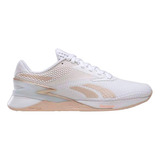 Zapatillas Reebok Nano X3 Mujer Training Blanco Crossfit 