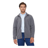 Polar Hombre Full Zipper Gris Corona