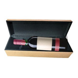 Porta Vinho Caixa Embalagem Para Presentear Madeira Rustico