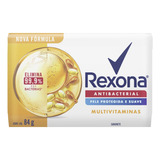 Sabão Em Barra Rexona Antibacterial Multivitaminas De 84 G