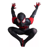 Traje De Spiderman Miles Morales P/cosplay For Niños, Adult