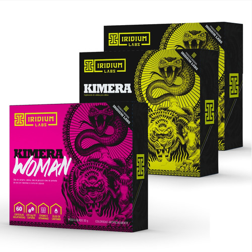 Kit 2x Termogênico Kimera Thermo + Kimera Woman 