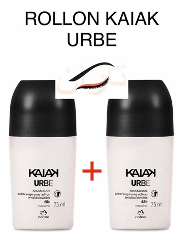 Kit C 2: Natura Des Roll-on Antitranspirante Kaiak Urbe 75ml