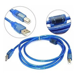 Cable Usb 2.0 Para Impresora 5.0 Metros Blindado Con Filtro