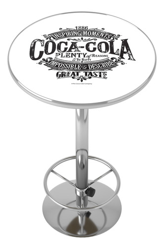 Trademark Gameroom Coca-cola Brazil  - Mesa De Bar Con Repo.