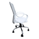 Sillón Ejecutivo Oficina Basculante Ergonómico Vice White