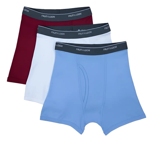 Boxer Fruit Of The Loom Niño 3pack 3el80bm Multicolor