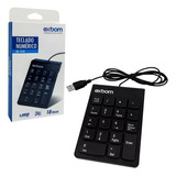 Mini Teclado Numérico Usb Com Fio Calculadora Pc Notebook