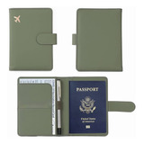 Porta Pasaporte Familiar Documentos Funda Protectora Viaje