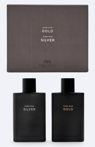 Zara Man Gold + Zara Man Silver 2 X90 Ml Para Hombre