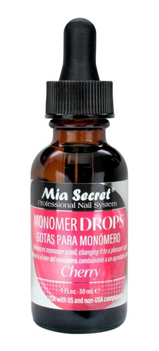 Mia Secret- Gotas Para Monomero Cherry 1 Oz (30ml)