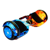 Skate Elétrico Overboard Infantil Hoverboard Bluetooth Led 