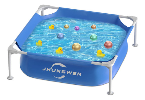 Piscina Para La Familia, Jhunswen 4 Pies Rectangular Sobre P