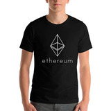 Polera Ethereum Crypto Line Geek Cripto Elon Hombre/niño