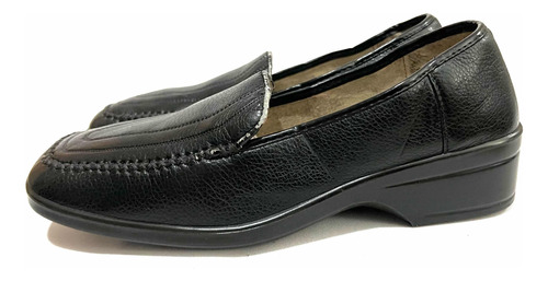 Zapato Taco Chino Sintético Marca Suburbia N*40 Negro Usado