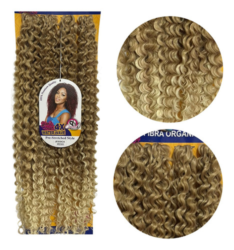 Cabelo Cacheado 100 % Organico Jessica Fibra Premium Crochet