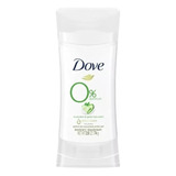 Desodorante Dove 0% Alumínio 48hcucumber Green Tea Scent 74g