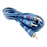 Cable Miniplug 3.5mm Stereo A Rca Stereo Premium Calidad 4mt
