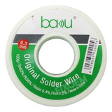 Soldadura Baku Rollo 0.3mm Wt 100g Soldar