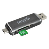 Lector De Tarjetas Memorias Sd/micro Sd Micro Usb C Ns-cruc2