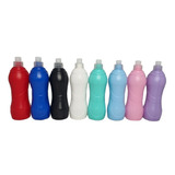 X150 Botellas Plástica Deportiva Souvenir Pico 500 Ml Colore