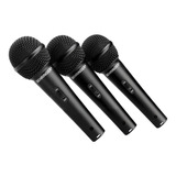 Set De 3 Micrófonos Behringer Xm1800s (3pzs) Envio Inmediato