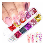 3d Corazon Nail Art Glitters Pegatinas Pegatinas Nail Art S