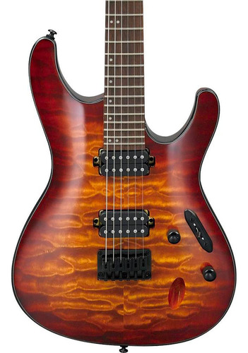 Ibanez Serie S S621qm Guitarra Eléctrica Dragon Eye Burst