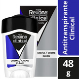 Desodorante Antitranspirante Clinical Clean Men 48g Rexona