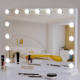 Lowixi Vanity Mirror With Lights For Girl Gift 23x18makeup