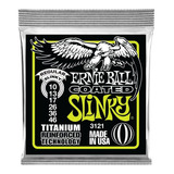 Encordado Ernie Ball 3121 Titanium Guitarra Eléc + 2 Picks 