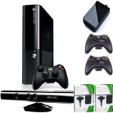 Xbox 360 Ultra Slim 5.0 Disco 500 Gb 99 J. Kinect 2 Controle