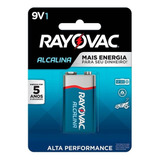 Bateria Alcalina 9v Rayovac Cartela Com 01 Unidade