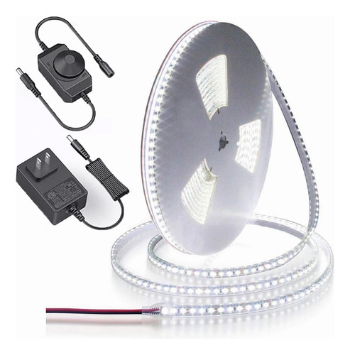 Tira Led Blanca 5 Metros 12v 600 Luces Regulable Impermeable