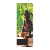 Adesivo Decorativo Porta Buda Budismo #01
