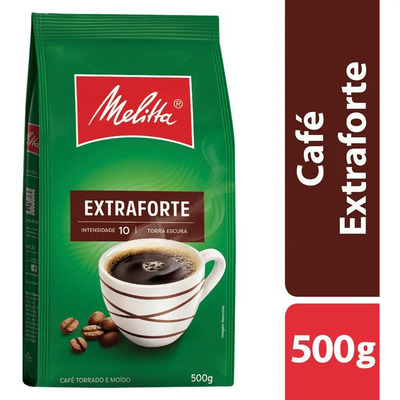 Café Torrado E Moído Extraforte Pacote 500g Melitta | MercadoLivre