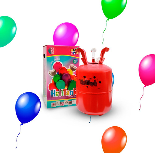 Tanque Garrafa Gas Helio Descartable Inflar Globos Fiesta