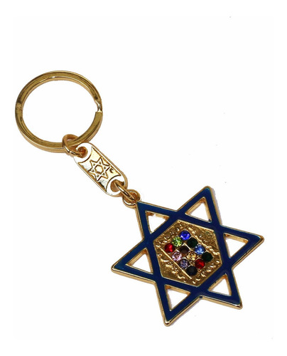 Chaveiro De Israel - Com Estrela De Davi