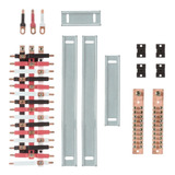 Kit Barramento Trifásico Isolado 100a P/30 Circuitos 