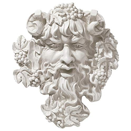 Diseño Toscano Bacchus God Of Wine Greenman Escultura De Par