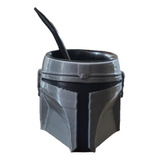 Mate The Mandalorian Star Wars En 3d Incluye Bombilla