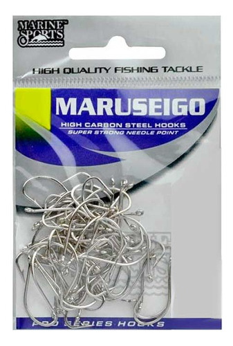 Anzol Marine Sports Maruseigo Cartela Com 50 - Anzol N 16