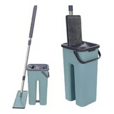 Rodo Flat Mop + 2 Refis E Duplo Balde - Desconto 360