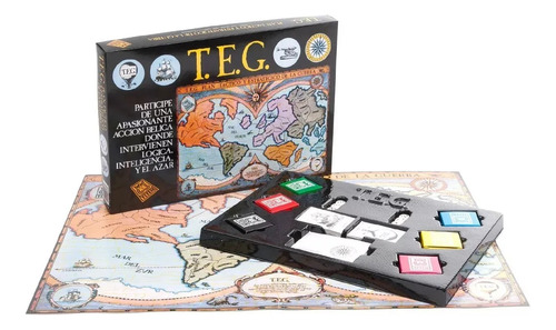 Teg Tradicional Juego De Mesa Táctica Estrategia Original