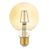 Lâmpada Filamento Led G95 2,5w 2000k Amarelo Vintage Brilia