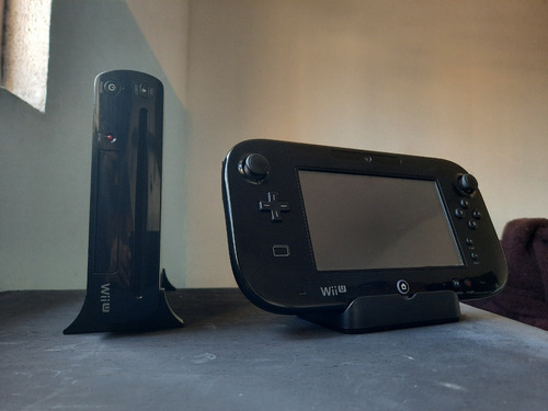 Wii U Negro Con Los Mejores Juegos