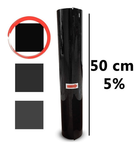 Rollo Papel Polarizado 35% Antirayas 150cm X 30m 1.50